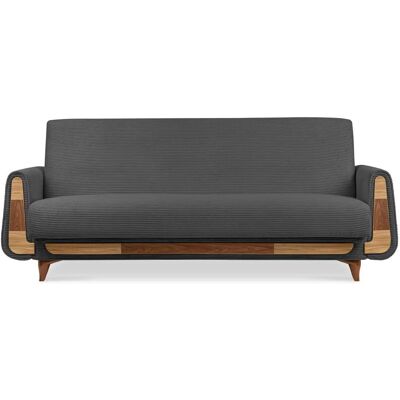 KONSIMO Einzelsofa Gustavo II ¦ grau ¦ Maße (cm): B: 230 H: 98 KONSIMO Einzelsofa Gustavo II ¦ grau ¦ Maße (cm): B: 230 H: 98
