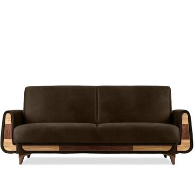 KONSIMO Einzelsofa Gustavo II ¦ braun ¦ Maße (cm): B: 230 H: 98 KONSIMO Einzelsofa Gustavo II ¦ braun ¦ Maße (cm): B: 230 H: 98