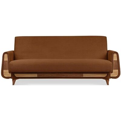 KONSIMO Einzelsofa Gustavo II ¦ rot ¦ Maße (cm): B: 230 H: 98 KONSIMO Einzelsofa Gustavo II ¦ rot ¦ Maße (cm): B: 230 H: 98