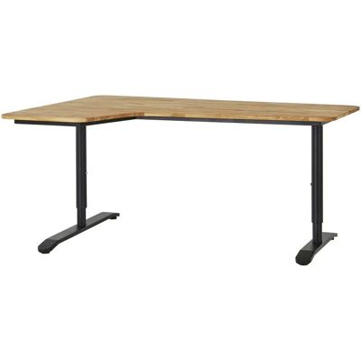 Höffner Eckschreibtisch Main ¦ holzfarben ¦ Maße (cm): B: 160 H: 65 T: 110.0 Höffner Eckschreibtisch Main ¦ holzfarben ¦ Maße (cm): B: 160 H: 65 T: 110.0