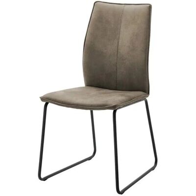 Höffner Polsterstuhl Capri ¦ grau ¦ Maße (cm): B: 46 H: 93 T: 57.0 Höffner Polsterstuhl Capri ¦ grau ¦ Maße (cm): B: 46 H: 93 T: 57.0