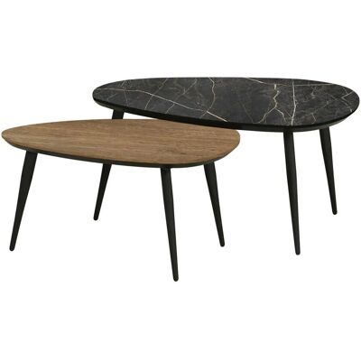 uno Couchtisch 2er Set Dortmund ¦ holzfarben ¦ Maße (cm): B: 60 H: 45 uno Couchtisch 2er Set Dortmund ¦ holzfarben ¦ Maße (cm): B: 60 H: 45