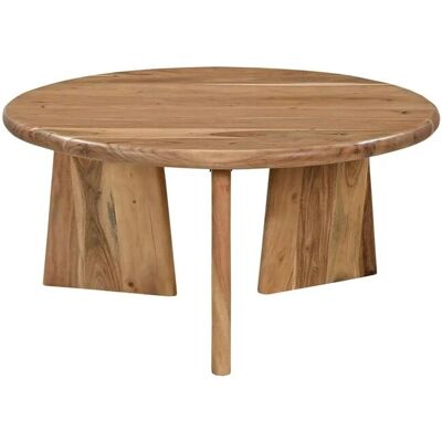 Höffner ACACIA WAVE - Rund Couchtisch mit Ablage Höffner ACACIA WAVE - Rund Couchtisch mit Ablage