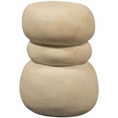 WOOOD Beistelltisch ¦ beige ¦ Maße (cm): B: 35 H: 47 WOOOD Beistelltisch ¦ beige ¦ Maße (cm): B: 35 H: 47