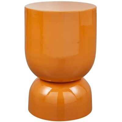 Woood Hekla - Runder Metall Beistelltisch ø32cm - Orange Woood Hekla - Runder Metall Beistelltisch ø32cm - Orange