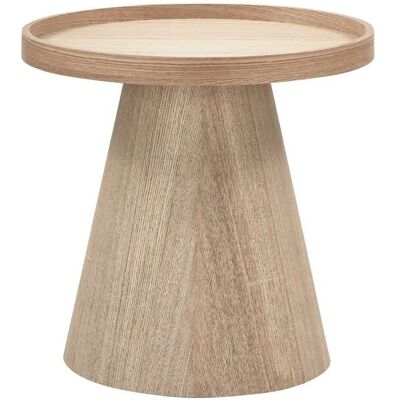 WOOOD Beistelltisch ¦ holzfarben ¦ Maße (cm): H: 38 Ø: 39 WOOOD Beistelltisch ¦ holzfarben ¦ Maße (cm): H: 38 Ø: 39