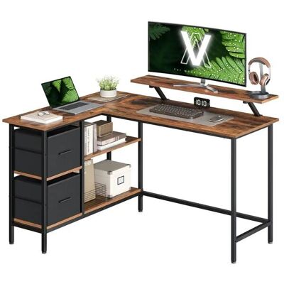 Höffner Computertisch ¦ braun ¦ Maße (cm): B: 135 H: 89,5 Höffner Computertisch ¦ braun ¦ Maße (cm): B: 135 H: 89,5