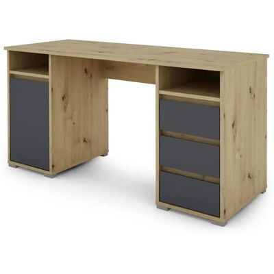 byLIVING Lobo Schreibtisch - Artisan Eiche/Anthrazit - 138cm x 75cm x 55cm byLIVING Lobo Schreibtisch - Artisan Eiche/Anthrazit - 138cm x 75cm x 55cm