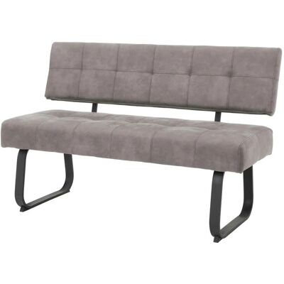HELA LUISE I Vintage Grau & Schwarz Sitzbank - Bänke HELA LUISE I Vintage Grau & Schwarz Sitzbank - Bänke