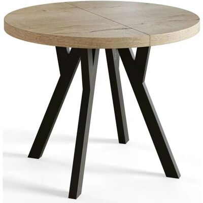 Sconto Esstisch aus Holz - Moderner Braun Ausziehbar - Esstisch Sconto Esstisch aus Holz - Moderner Braun Ausziehbar - Esstisch