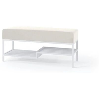 Höffner Polsterbank Mello ¦ grau ¦ Maße (cm): B: 80 H: 45 Höffner Polsterbank Mello ¦ grau ¦ Maße (cm): B: 80 H: 45