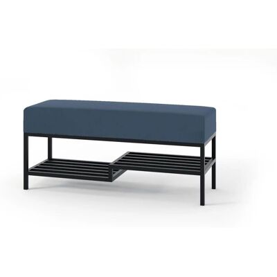 Höffner Polsterbank Mello ¦ blau ¦ Maße (cm): B: 80 H: 45 Höffner Polsterbank Mello ¦ blau ¦ Maße (cm): B: 80 H: 45