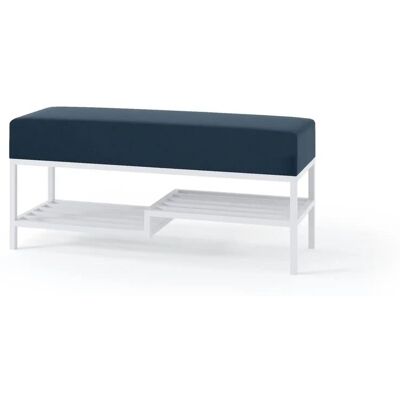 Höffner Polsterbank Mello ¦ blau ¦ Maße (cm): B: 80 H: 45 Höffner Polsterbank Mello ¦ blau ¦ Maße (cm): B: 80 H: 45
