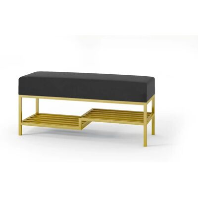 Höffner Polsterbank Mello ¦ schwarz ¦ Maße (cm): B: 80 H: 45 Höffner Polsterbank Mello ¦ schwarz ¦ Maße (cm): B: 80 H: 45