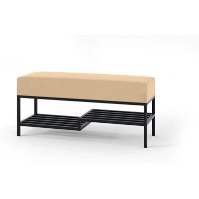 Höffner Polsterbank Mello ¦ beige ¦ Maße (cm): B: 100 H: 45 Höffner Polsterbank Mello ¦ beige ¦ Maße (cm): B: 100 H: 45