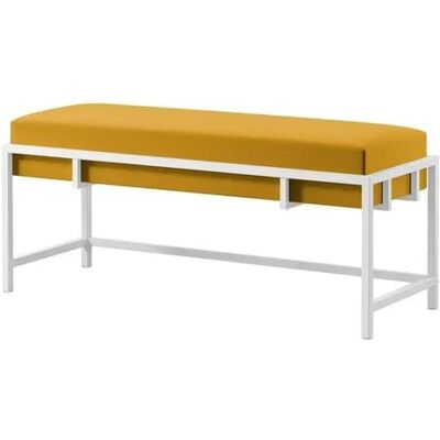 Höffner Polsterbank Lamo ¦ gelb ¦ Maße (cm): B: 100 H: 45 Höffner Polsterbank Lamo ¦ gelb ¦ Maße (cm): B: 100 H: 45