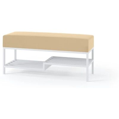 Höffner Polsterbank Mello ¦ beige ¦ Maße (cm): B: 80 H: 45 Höffner Polsterbank Mello ¦ beige ¦ Maße (cm): B: 80 H: 45