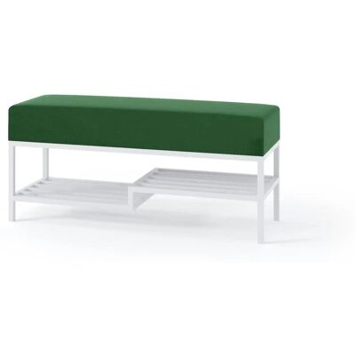 Höffner Polsterbank Mello ¦ grün ¦ Maße (cm): B: 80 H: 45 Höffner Polsterbank Mello ¦ grün ¦ Maße (cm): B: 80 H: 45