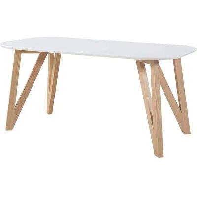 SALESFEVER Oval Skandinavischer Esstisch - 120x80 cm SALESFEVER Oval Skandinavischer Esstisch - 120x80 cm