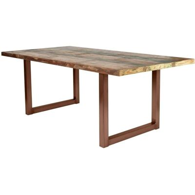 SIT Tops Recyceltes Holz & Metall Esstisch - Vintage SIT Tops Recyceltes Holz & Metall Esstisch - Vintage