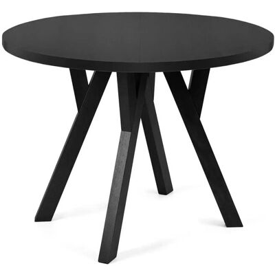 KONSIMO Esstisch ¦ schwarz Ø: 100 KONSIMO Esstisch ¦ schwarz Ø: 100