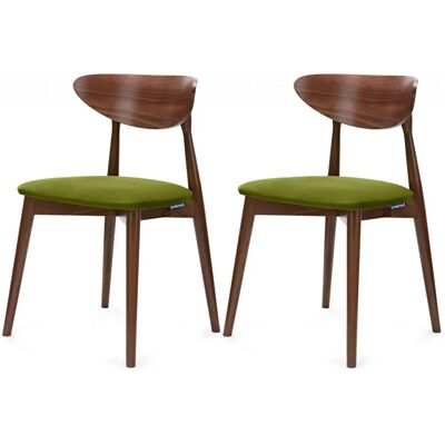 KONSIMO Esszimmerstuhl 2er-Set ¦ grün ¦ Maße (cm): B: 47 H: 79 KONSIMO Esszimmerstuhl 2er-Set ¦ grün ¦ Maße (cm): B: 47 H: 79