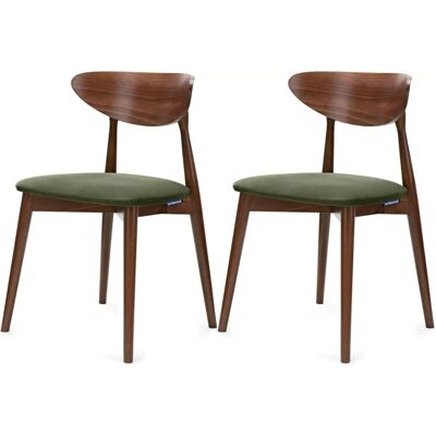 KONSIMO Esszimmerstuhl 2er-Set ¦ grün ¦ Maße (cm): B: 47 H: 79 KONSIMO Esszimmerstuhl 2er-Set ¦ grün ¦ Maße (cm): B: 47 H: 79