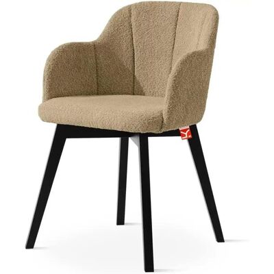KONSIMO Polsterstuhl ¦ beige ¦ Maße (cm): B: 54,5 H: 80 KONSIMO Polsterstuhl ¦ beige ¦ Maße (cm): B: 54,5 H: 80