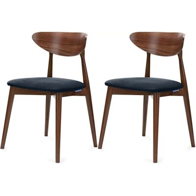 KONSIMO Esszimmerstuhl 2er-Set ¦ blau ¦ Maße (cm): B: 47 H: 79 KONSIMO Esszimmerstuhl 2er-Set ¦ blau ¦ Maße (cm): B: 47 H: 79