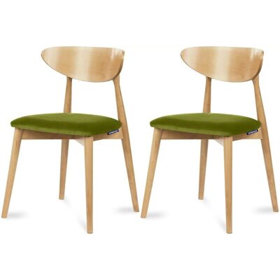 KONSIMO Esszimmerstuhl 2er-Set ¦ grün ¦ Maße (cm): B: 47 H: 79 KONSIMO Esszimmerstuhl 2er-Set ¦ grün ¦ Maße (cm): B: 47 H: 79
