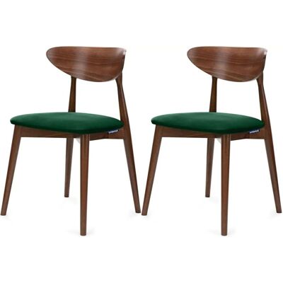 KONSIMO Esszimmerstuhl 2er-Set ¦ grün ¦ Maße (cm): B: 47 H: 79 KONSIMO Esszimmerstuhl 2er-Set ¦ grün ¦ Maße (cm): B: 47 H: 79