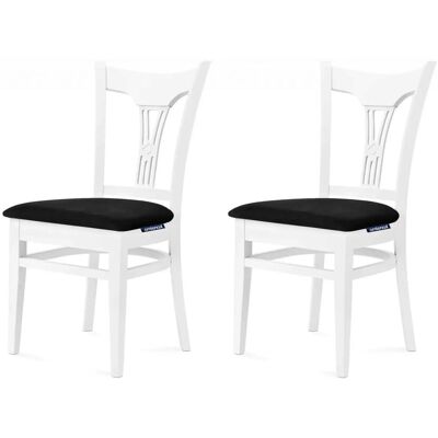 KONSIMO Esszimmerstuhl 2er-Set ¦ schwarz ¦ Maße (cm): B: 45,5 H: 90,5 KONSIMO Esszimmerstuhl 2er-Set ¦ schwarz ¦ Maße (cm): B: 45,5 H: 90,5