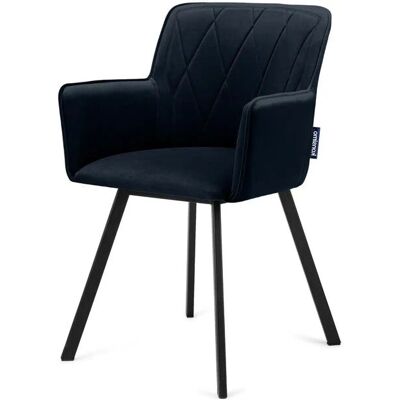 KONSIMO Polsterstuhl ¦ blau ¦ Maße (cm): B: 56 H: 84 KONSIMO Polsterstuhl ¦ blau ¦ Maße (cm): B: 56 H: 84