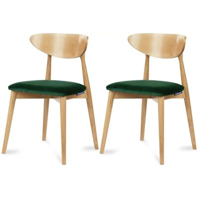 KONSIMO Esszimmerstuhl 2er-Set ¦ grün ¦ Maße (cm): B: 47 H: 79 KONSIMO Esszimmerstuhl 2er-Set ¦ grün ¦ Maße (cm): B: 47 H: 79