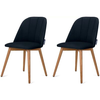 KONSIMO Polsterstuhl 2er-Set ¦ blau ¦ Maße (cm): B: 48 H: 86 KONSIMO Polsterstuhl 2er-Set ¦ blau ¦ Maße (cm): B: 48 H: 86