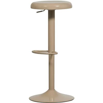 Woood Isaac - Verstellbarer Metallhocker - Beige Woood Isaac - Verstellbarer Metallhocker - Beige