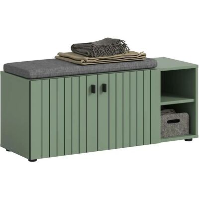 Höffner Sitzbank inkl. Sitzkissen ¦ grün ¦ Maße (cm): B: 106 H: 43 Höffner Sitzbank inkl. Sitzkissen ¦ grün ¦ Maße (cm): B: 106 H: 43