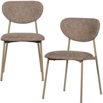 WOOOD Esszimmerstuhl 2er-Set Valor ¦ beige ¦ Maße (cm): B: 56 H: 77 WOOOD Esszimmerstuhl 2er-Set Valor ¦ beige ¦ Maße (cm): B: 56 H: 77