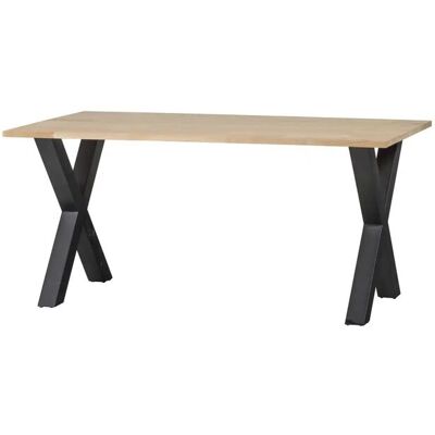 Woood Tisch - Alkmaar X-Fuß 160x90cm, Eiche natur Woood Tisch - Alkmaar X-Fuß 160x90cm, Eiche natur