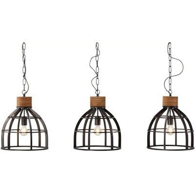 Höffner Pendelleuchte 3-flammig Metall schwarz ¦ schwarz ¦ Maße (cm): B: 135 Höffner Pendelleuchte 3-flammig Metall schwarz ¦ schwarz ¦ Maße (cm): B: 135