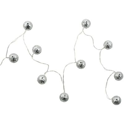 Höffner Lichterkette Discokugel ¦ silber ¦ Maße (cm): B: 7,5 H: 4 Höffner Lichterkette Discokugel ¦ silber ¦ Maße (cm): B: 7,5 H: 4