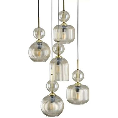 Höffner Pendelleuchte Sophia ¦ creme ¦ Maße (cm): H: 143 Ø: 37 Höffner Pendelleuchte Sophia ¦ creme ¦ Maße (cm): H: 143 Ø: 37