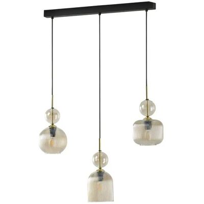 Höffner Pendelleuchte Sophia ¦ beige ¦ Maße (cm): B: 65 H: 15 T: 90.0 Höffner Pendelleuchte Sophia ¦ beige ¦ Maße (cm): B: 65 H: 15 T: 90.0