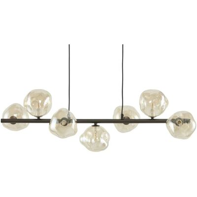 Höffner Pendelleuchte Lava ¦ braun ¦ Maße (cm): B: 96 H: 160 T: 33.0 Höffner Pendelleuchte Lava ¦ braun ¦ Maße (cm): B: 96 H: 160 T: 33.0