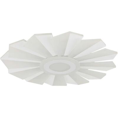Globo Lighting Weiße Deckenleuchte - 50cm Durchmesser - Modernes Design Globo Lighting Weiße Deckenleuchte - 50cm Durchmesser - Modernes Design