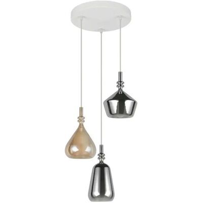Trio Pendelleuchte ¦ weiß ¦ Maße (cm): H: 200 Ø: 28 Trio Pendelleuchte ¦ weiß ¦ Maße (cm): H: 200 Ø: 28
