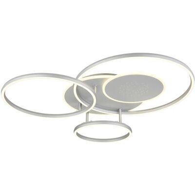 Globo Lighting Deckenleuchte ¦ grau ¦ Maße (cm): B: 70 H: 13 Globo Lighting Deckenleuchte ¦ grau ¦ Maße (cm): B: 70 H: 13