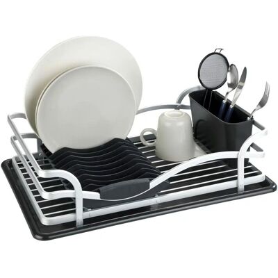Höffner Geschirrabtropfständer ¦ schwarz ¦ Maße (cm): B: 46,5 H: 13 T: 31.5 Höffner Geschirrabtropfständer ¦ schwarz ¦ Maße (cm): B: 46,5 H: 13 T: 31.5