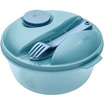 Tupperware Salatbowl ¦ blau ¦ Kunststoff ¦ Maße (cm): H: 12 Ø: 19.5 Tupperware Salatbowl ¦ blau ¦ Kunststoff ¦ Maße (cm): H: 12 Ø: 19.5