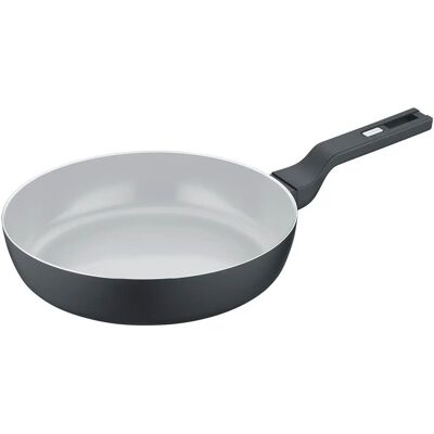 Berndes Schmorpfanne b.clever ¦ schwarz ¦ Aluminium ¦ Maße (cm): H: 6,5 Ø: 28 Berndes Schmorpfanne b.clever ¦ schwarz ¦ Aluminium ¦ Maße (cm): H: 6,5 Ø: 28